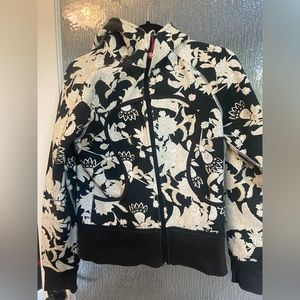 Lululemon Floral Scuba Zip-Up Hoodie